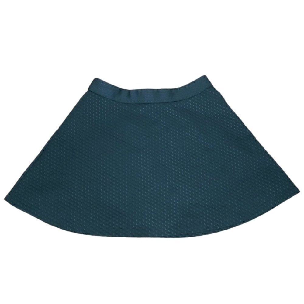 BANANA REPUBLIC Black A-line Textured Fabric Skirt